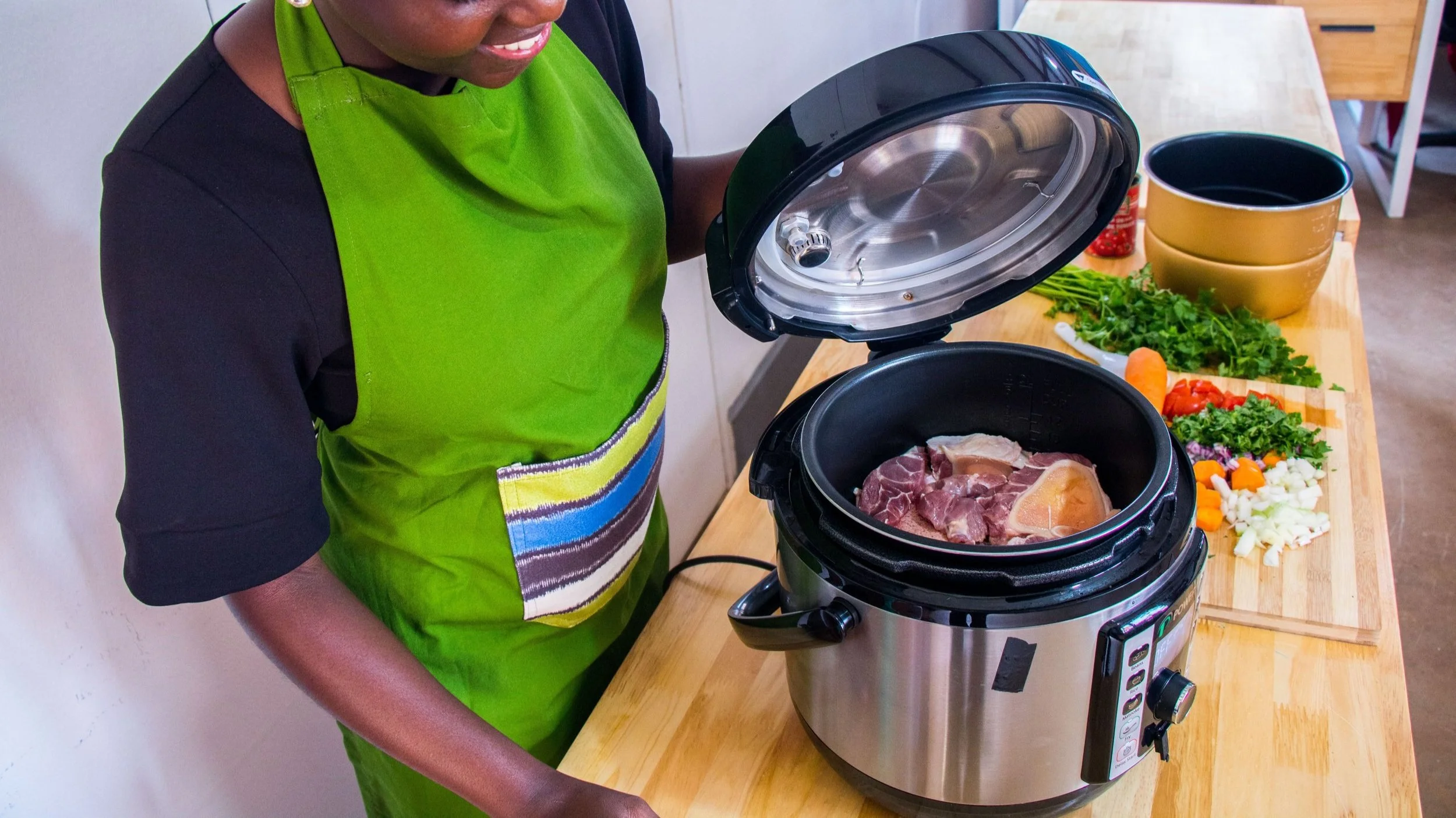 PowerUP customer cooking